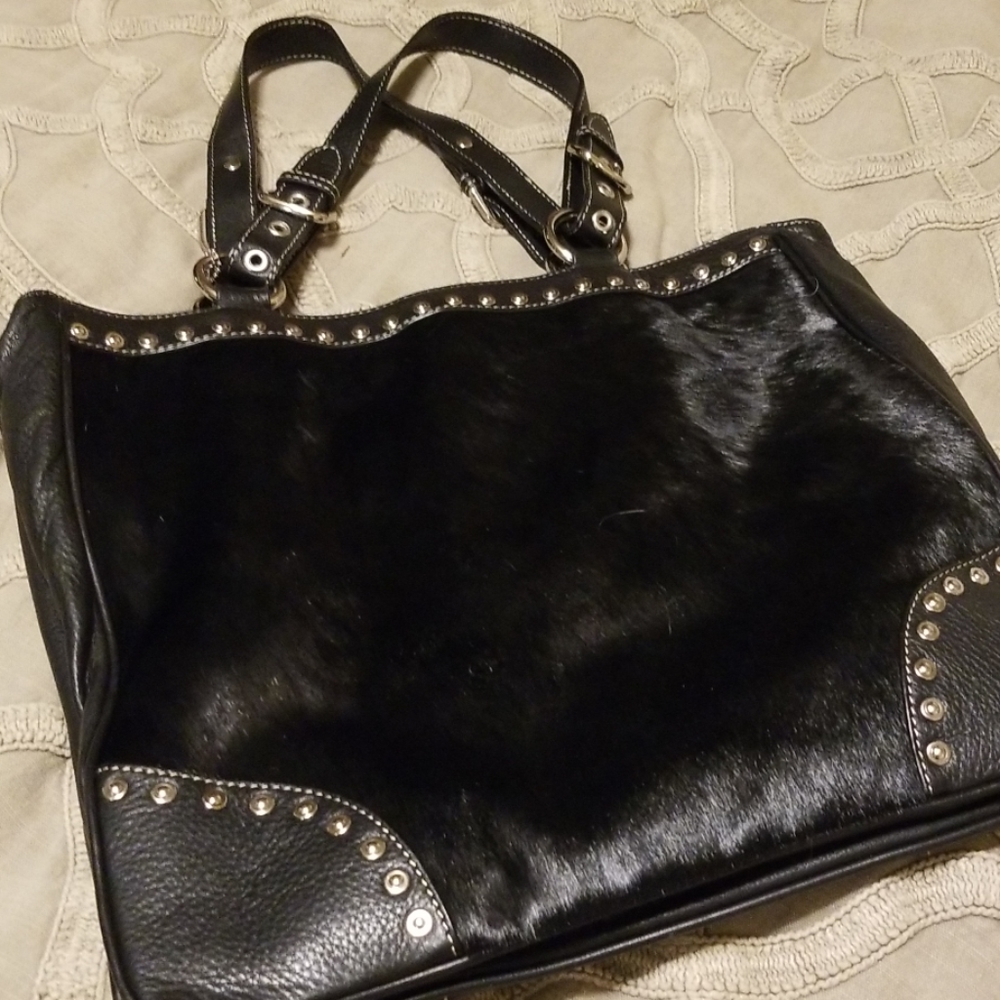 Aqua Madonna Leather Purse